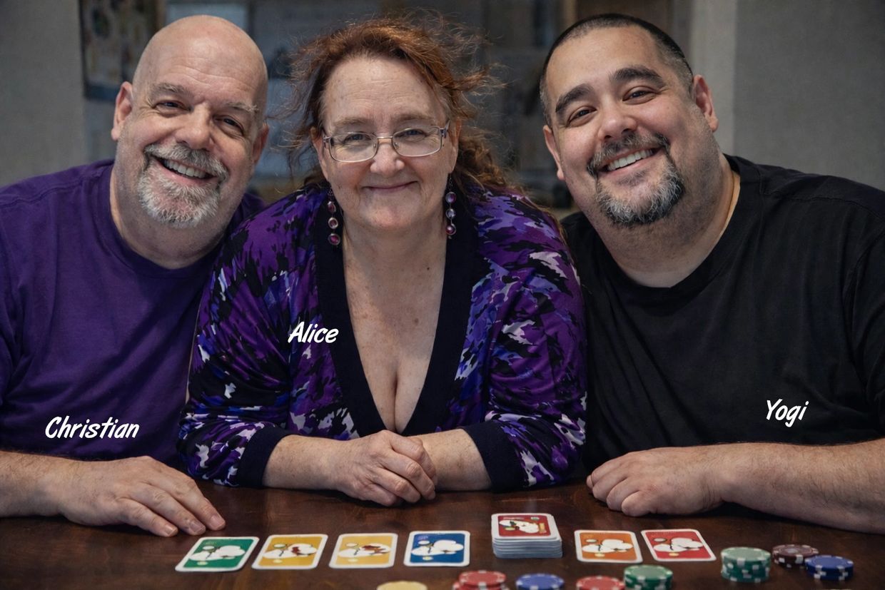 3 Smiling, Happy, game creators!