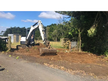 Driveway excavation