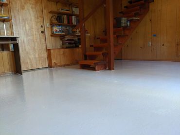 Non epoxy floor in Oakland Piedmont, CA
#eco-friendly #ecodur #plasticizedgypsum