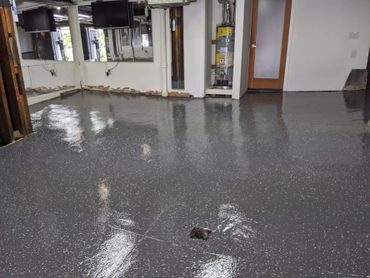 Non epoxy garage floor in San Francisco, CA #polyaspartic #eco-friendly #ecodur 