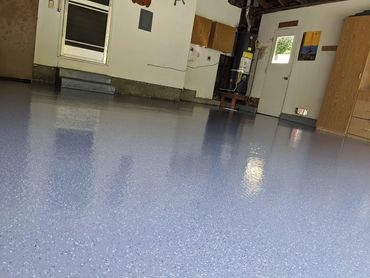 Non epoxy garage floor in Novato, CA #polyaspartic #eco-friendly #ecodur 