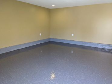 Non epoxy home office floor in San Leandro, CA #polyaspartic #eco-friendly #ecodur 