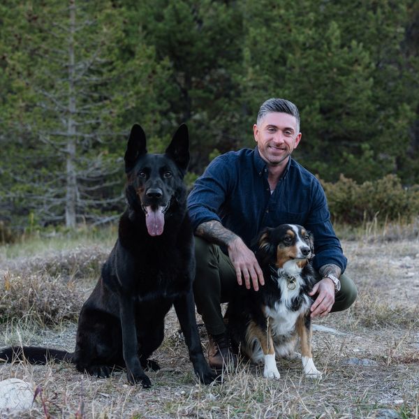 Therapist with two dogs, supporting healing, growth, and emotional well-being in NV, NH and Denver