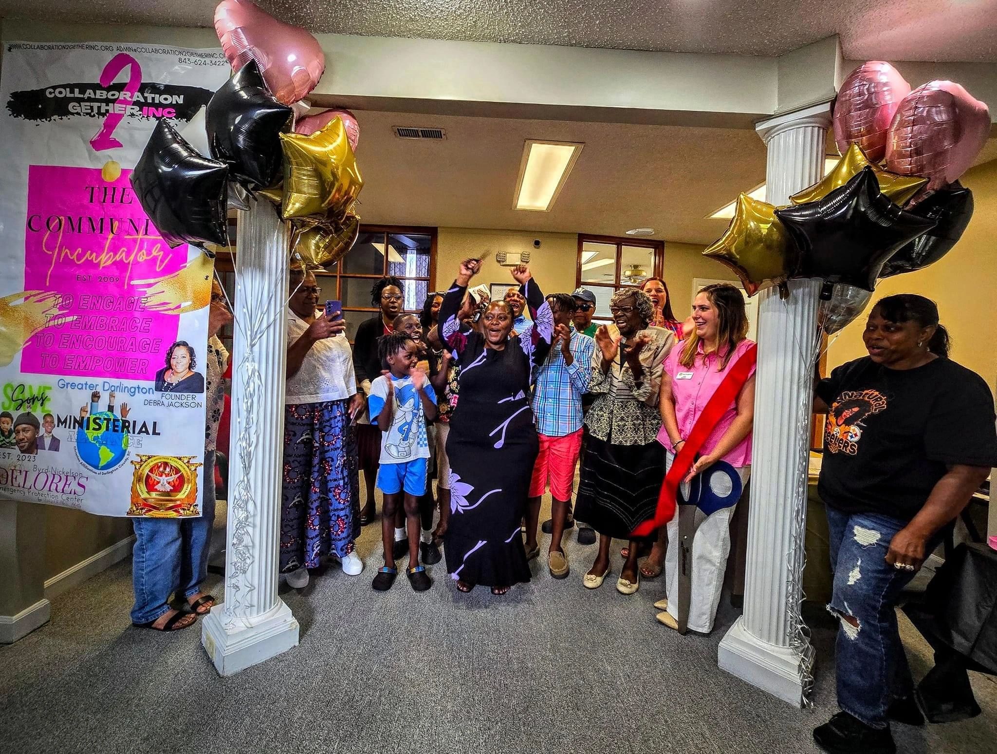 The community and youth participating in the Save Our Sons mentorship and family support program, 