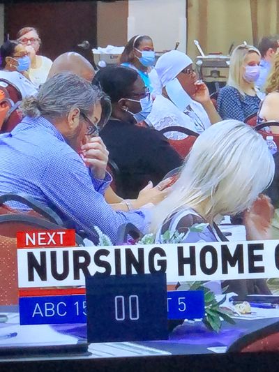 Community stakeholders participating in a long-term care and nursing home oversight discussion focus