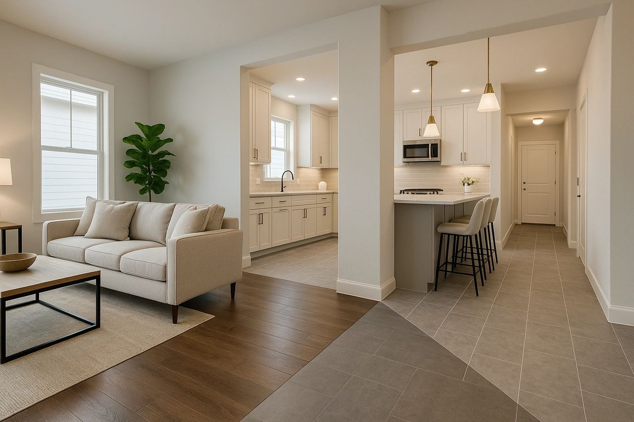 25 Beautiful Tile Flooring Ideas for Living Room, Kitchen and Bathroom  Designs, image size:1280x853