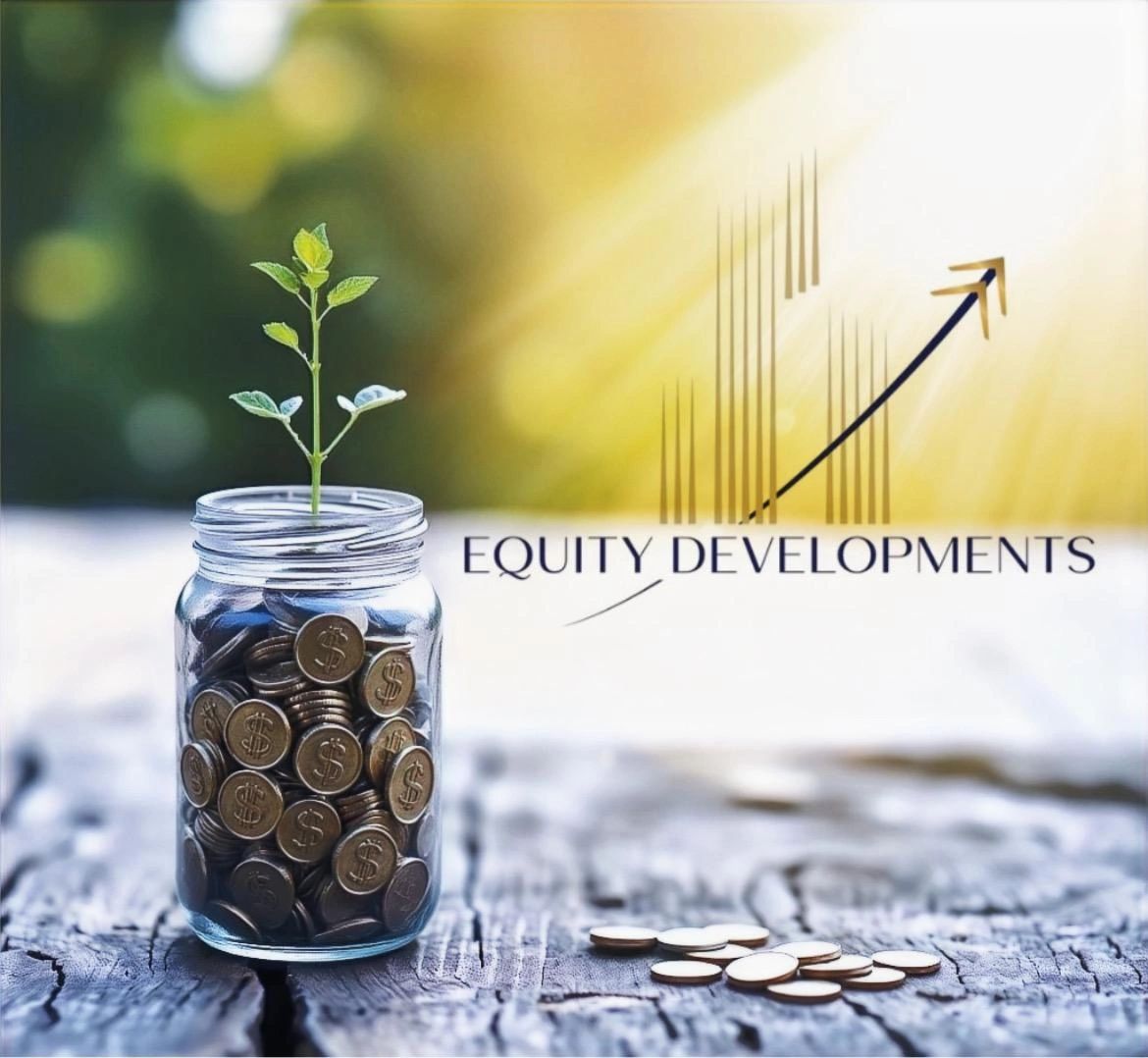 A glass jar full of coins