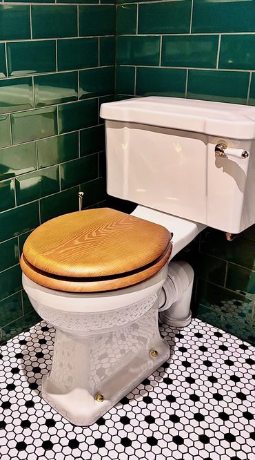 Burlington toilet cistern and pan 