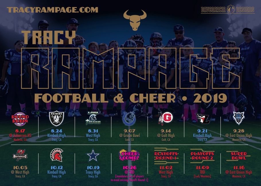 Schedule Tracy Rampage