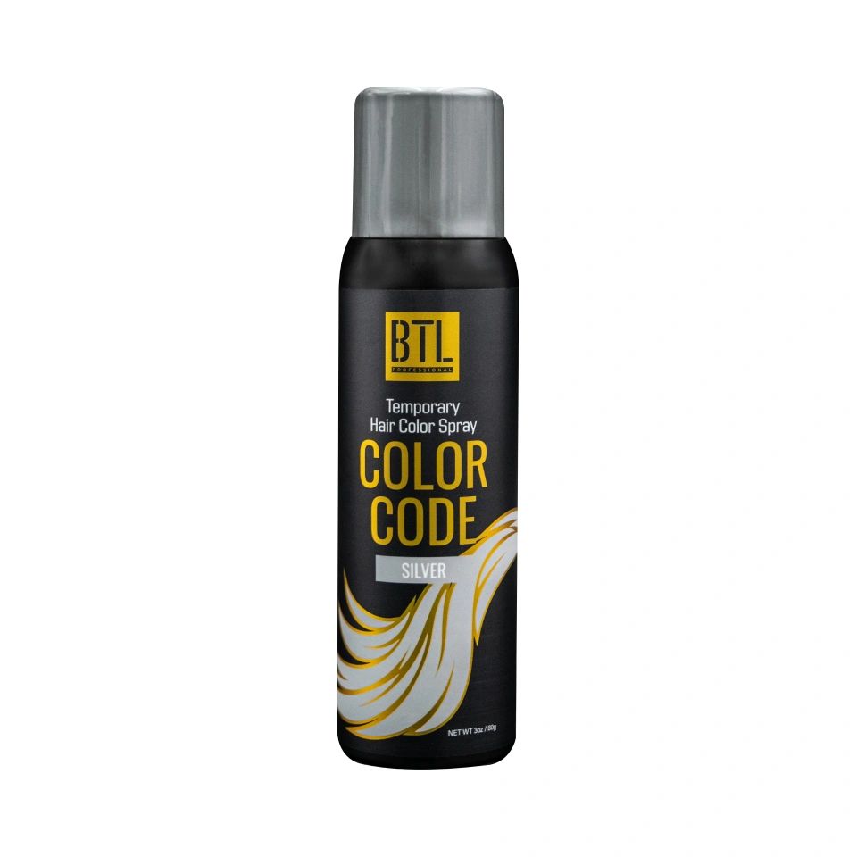 BTL Color Code Temporary Hair Spray - SILVER