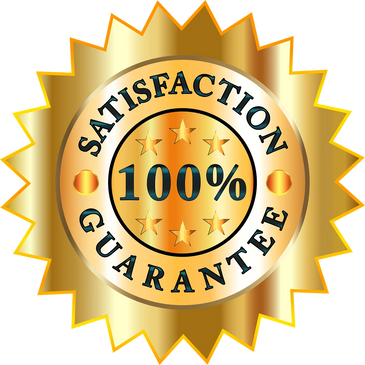 100% satisfaction guarantee 