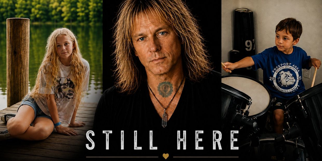 Portraits of three individuals with the text 'Still Here' beneath them.