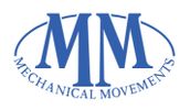 Logo of Mechanical Movements with stylized MM letters.