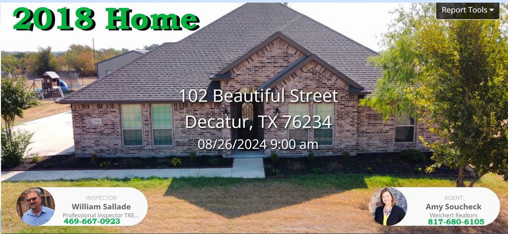 Home Inspection for Amy Soucheck 817-680-6105