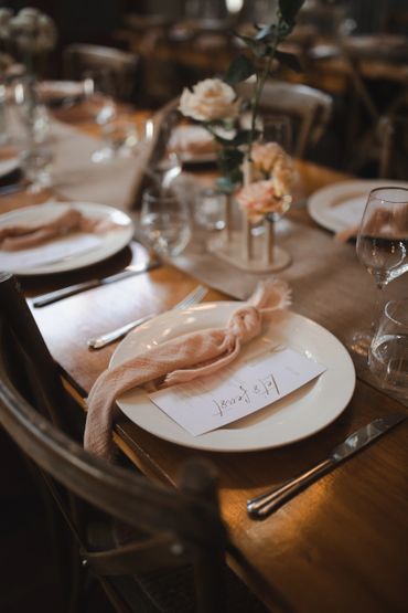 Wedding Napkins and Table Decor