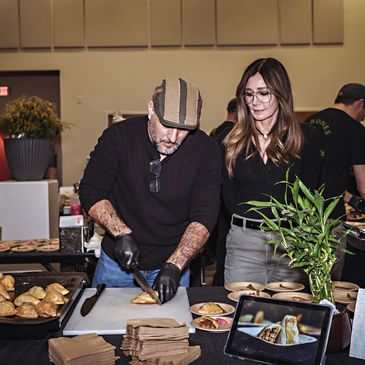 Ana Austin and Chef Santiago Vargas