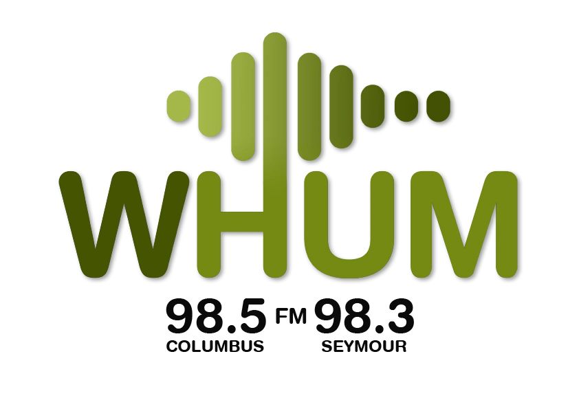 WHUM 98.5 Columbus / 98.3 Seymour logo
