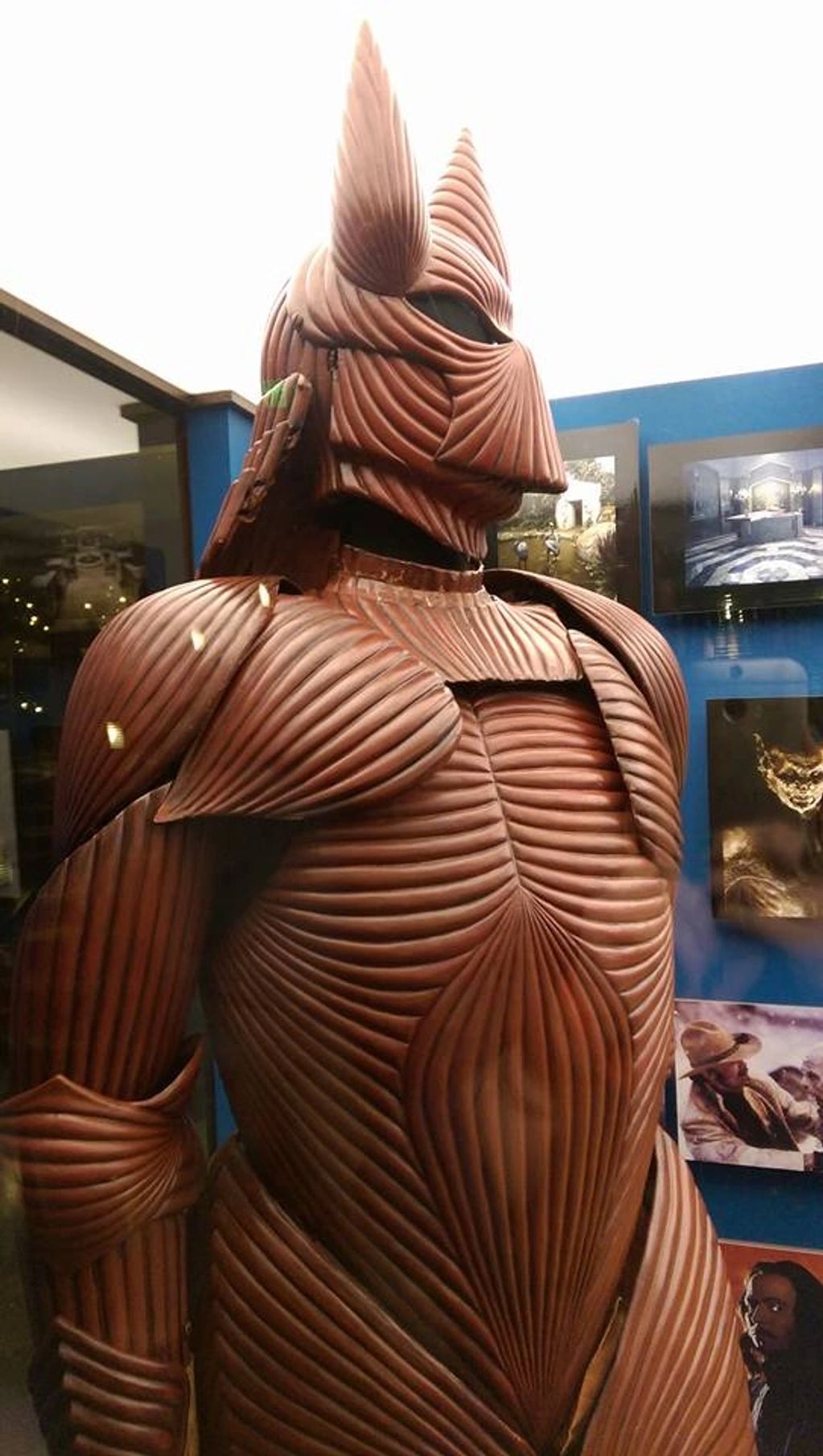 Image of armor on display at Coppola's winery.