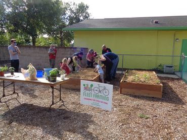 Garden Party at the childcare/child care center: Howell Branch Academy