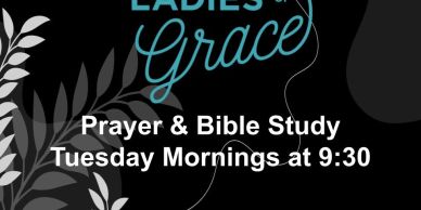 Prayer and Bible study on Tuesday mornings at 9:30.