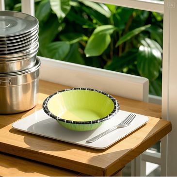 Eco-Friendly Excellence | 
Crafted with ​FSC-certified premium pulp​ biodegradable & compostable​ . Passed ​FDA food-grade safety tests​ , ensuring durability for hot/cold foods.
​Custom Sizes | 
Mini: 4oz (120ml) / 6oz (180ml)
Standard: 8oz (240ml) / 12oz (360ml)
Large: 16oz (480ml) / 20oz (600ml)
(Bulk orders support fully customized dimensions)