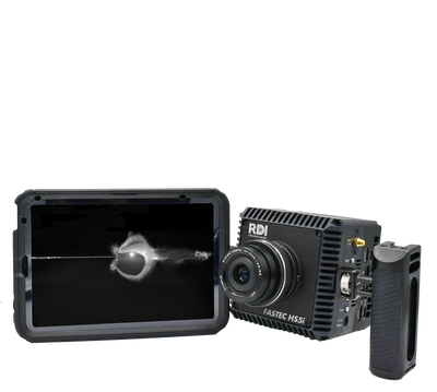High speed camera system for research and industrial testing applications.