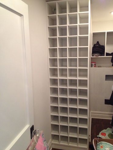 Shoe storage in closet, NJ