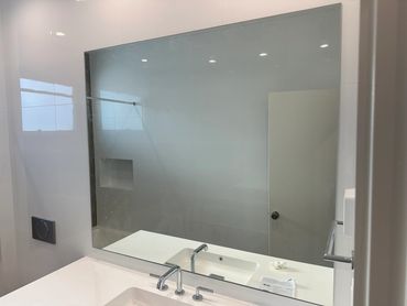Bathroom mirror installation, NJ