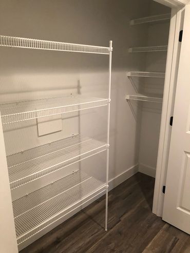 Wire closet shelving, NJ
