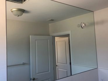 Bathroom mirror installation, NJ
