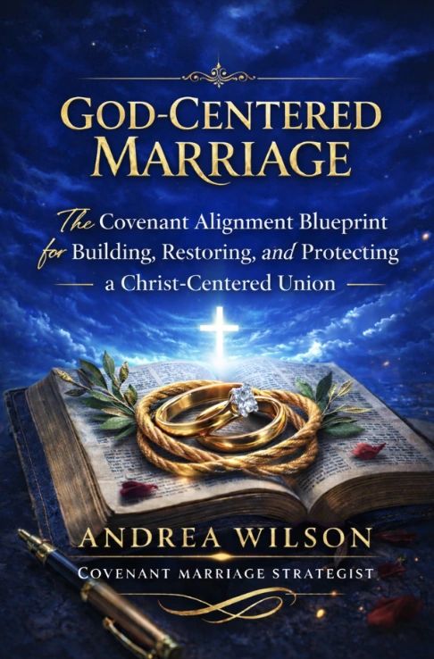 Book cover of God-Centered Marriage by Andrea Wilson.
