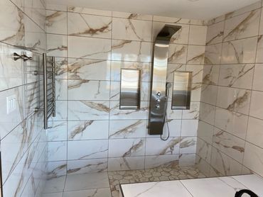 luxury shower renovation