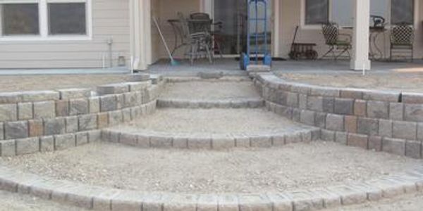 Brick paver project photo.