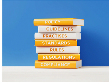 Policy, compliance, training, regulations, procedures