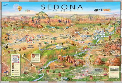 Map Of Sedona Az View Maps