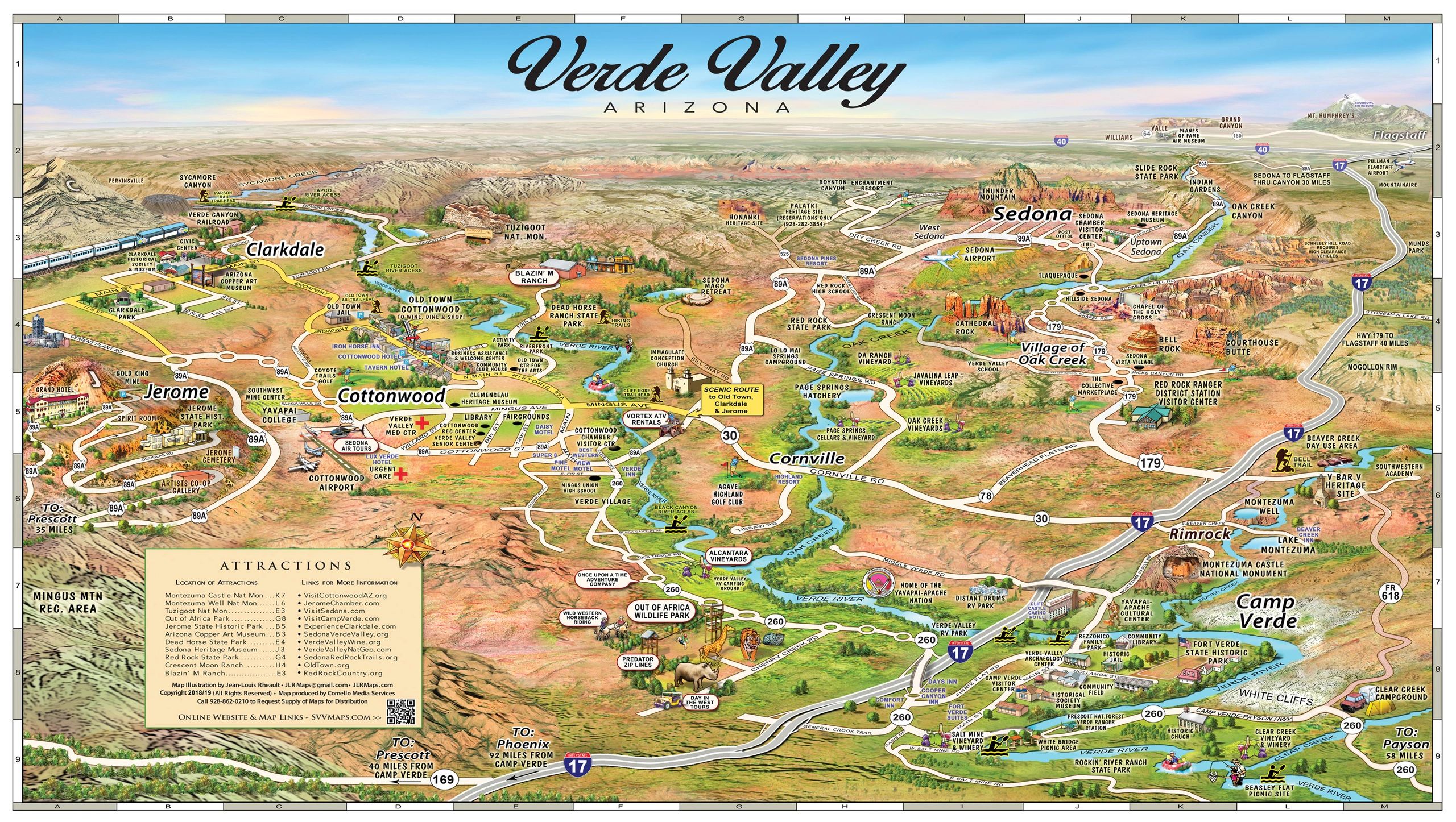 the valley map