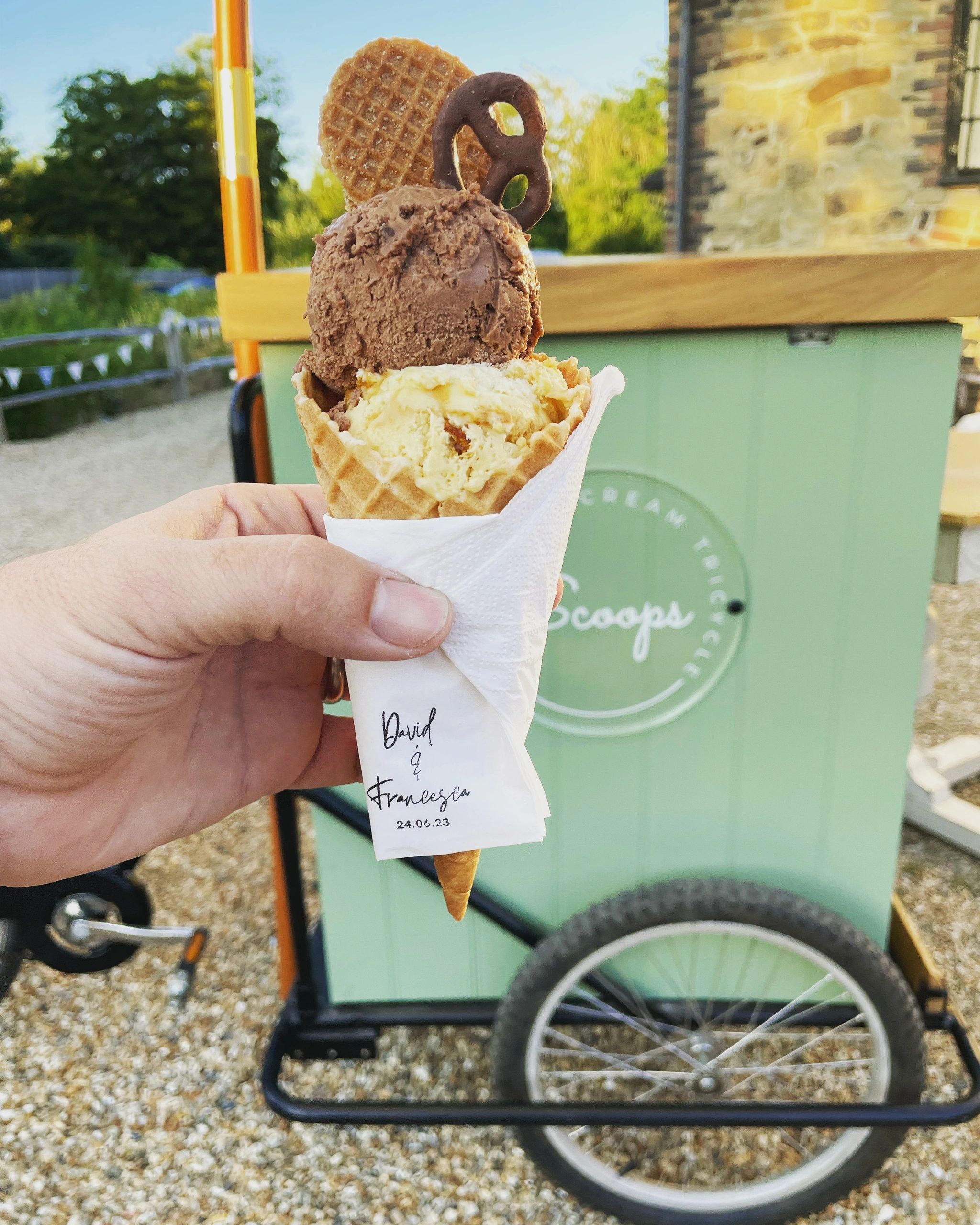 Ice cream tricycles shop