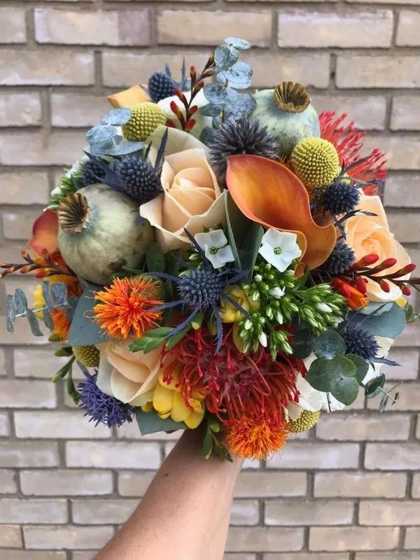 A colorful flower bouquet