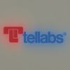 Tellabs logo with red and blue colors.