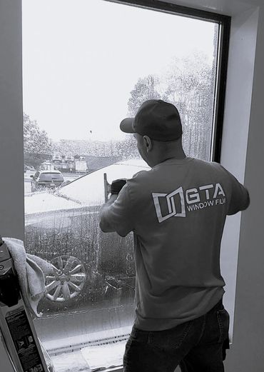 Safety and Security Window Film installation in Oakville residential and commercial 