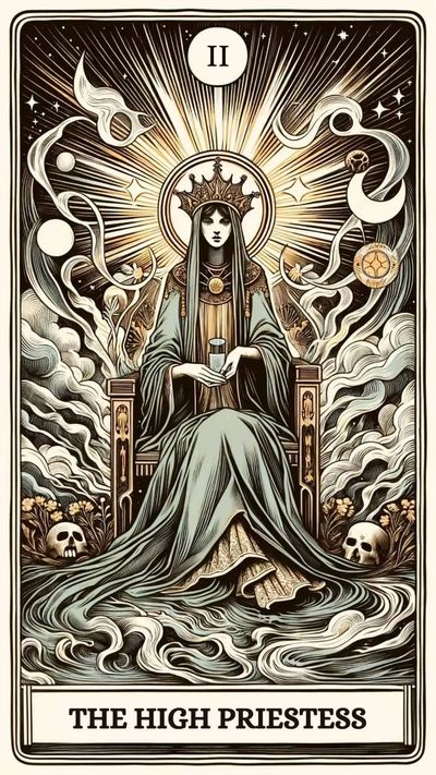 High Priestess tarot card
