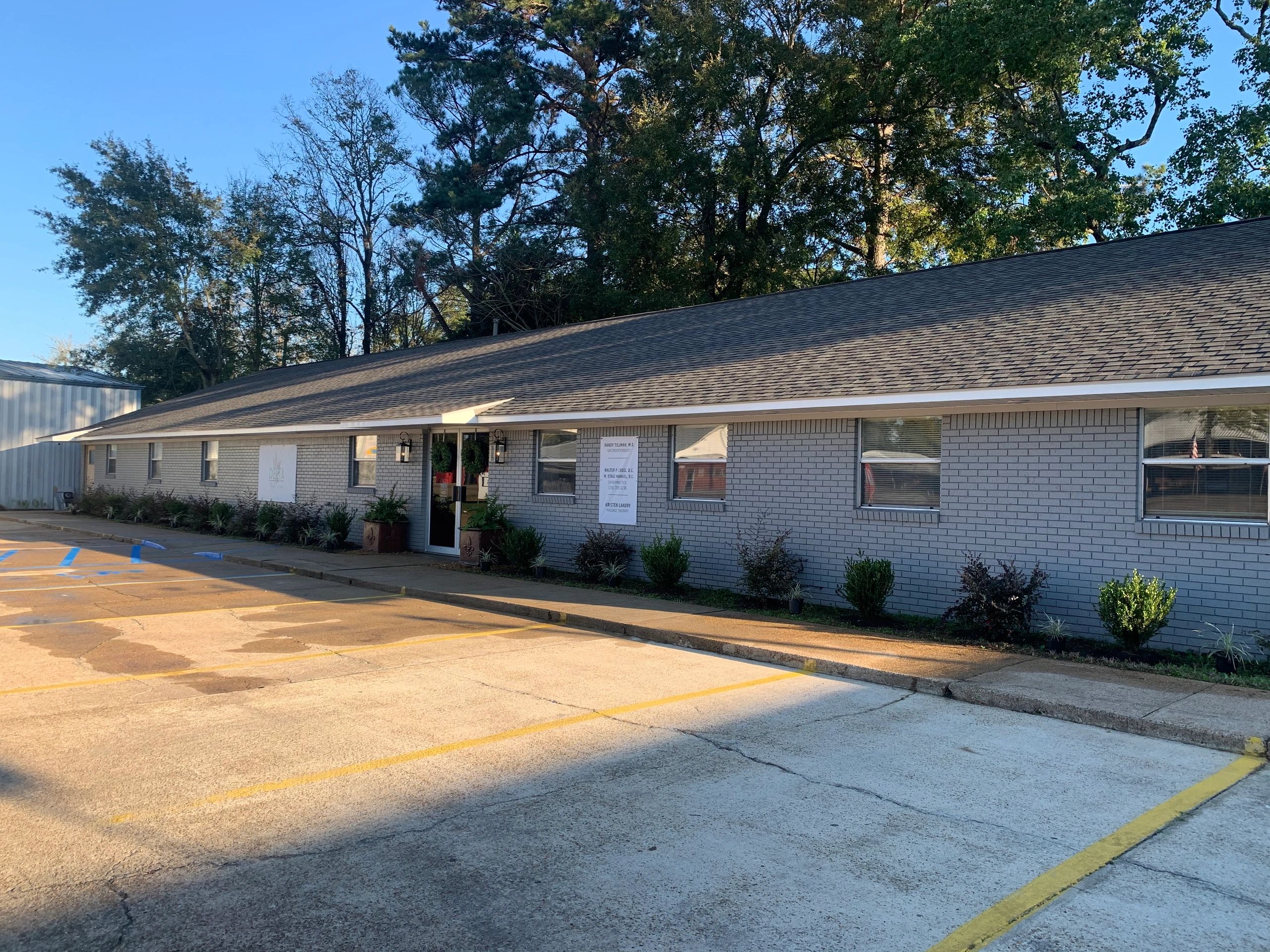 Clean, professional medical spa treatment room with neutral tones at Delta Med Clinic Llc in Jonesville