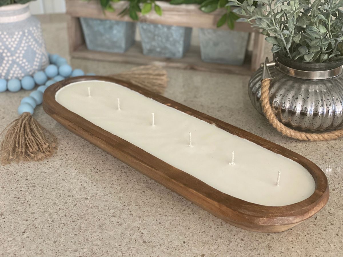 Sophie Kate 6 Wick Dough Bowl Candle