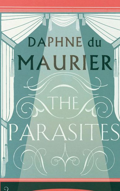 Book cover of "The Parasites" by Daphne du Maurier with elegant, vintage design.