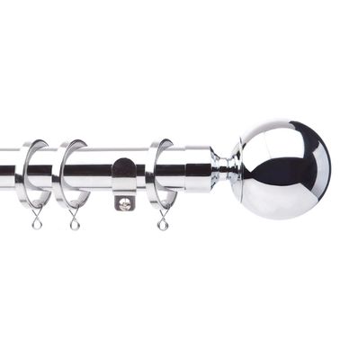 Made to measure METAL POLE WITH BALL FINIAL.