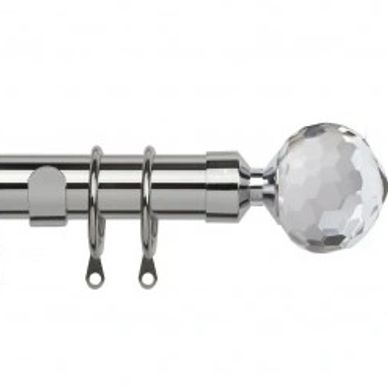 Made to measure METAL POLE WITH BALL FINIAL.