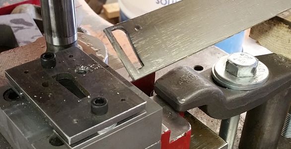 SOLUMAX Metal Stamping - steel tabs, progressive die 