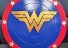 Aluminum spun shield, Wonder Woman - Local Artist :  SOLUMAX Metal Spinning