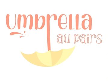 Logo for Umbrella Au Pairs with a stylized umbrella graphic.