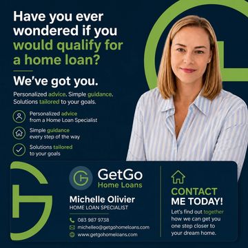 Home loan specialist Michelle Olivier offers personalized advice and guidance to help you qualify for a home loan.